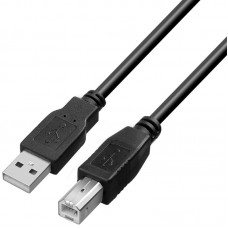 Кабель Smartbuy K-519 USB2.0 A(m) - B(m) до 480 Мб/с 1.8 м черный