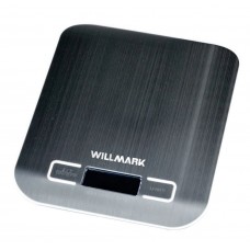 Весы кухонные WILLMARK WKS-312SS серый металлик