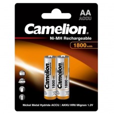 Аккумуляторная батарейка Camelion "Rechargeable" R6 AA 1800mAh Ni-MH BL2 (2 шт.)