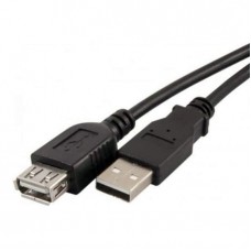 Кабель ГАРНИЗОН USB (шт) - USB (гн), 1м, черный, 107-298 