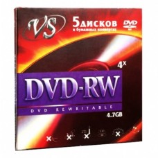 Диск VS DVD+RW 4.7GB 4X Конверт