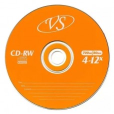 Диск VS CD-RW 700MB 4-12X Конверт