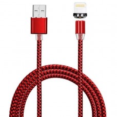 Кабель X-Cable LED Magnetic Nylon Cable Lightning 1m Red